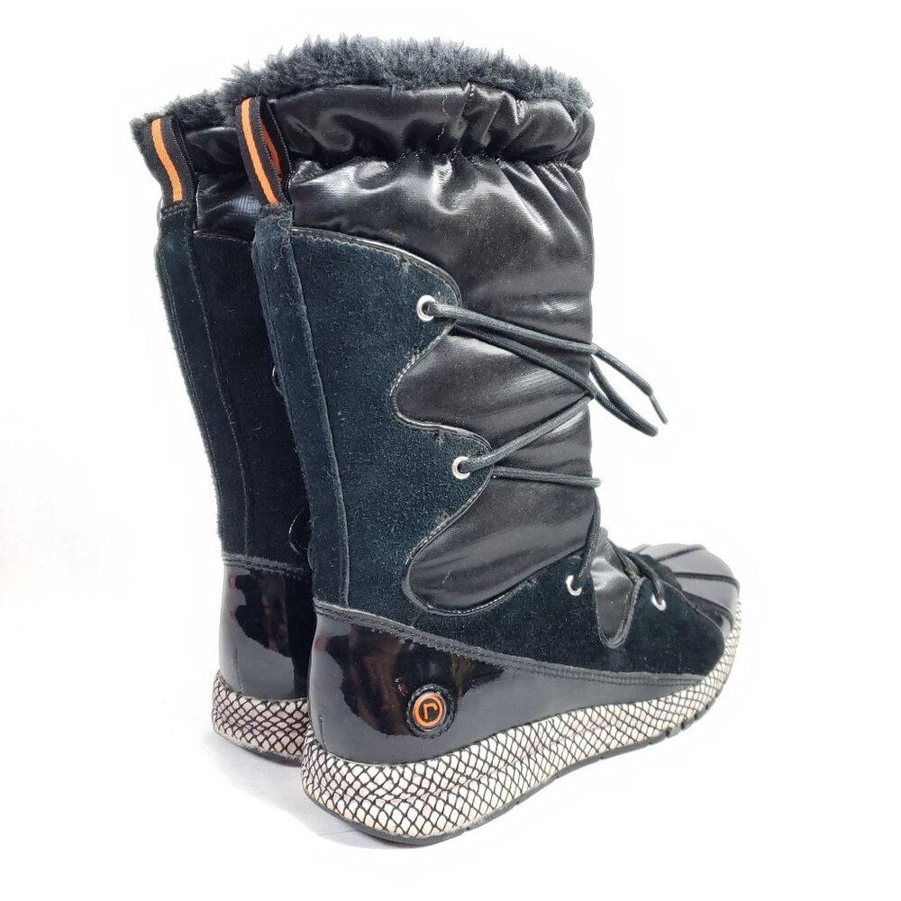 Rockport Winter Boots Womens Size 5.5 Black Rubber - Picture 6 of 7